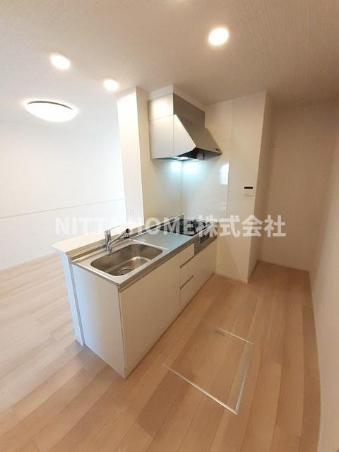 カーサミランダⅥのキッチン|ガスコンロ＆グリル付きです◆