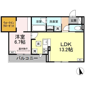【間取り】 | セレスティア長良　ウエスト
