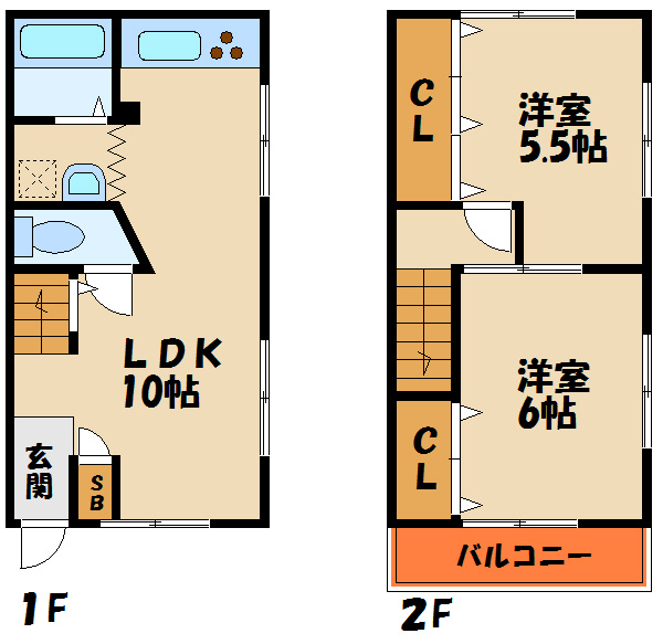 ウララハウス2の間取り