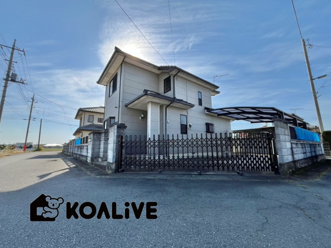 【前面道路含む現地写真】 | 佐波郡玉村町大字樋越　中古住宅