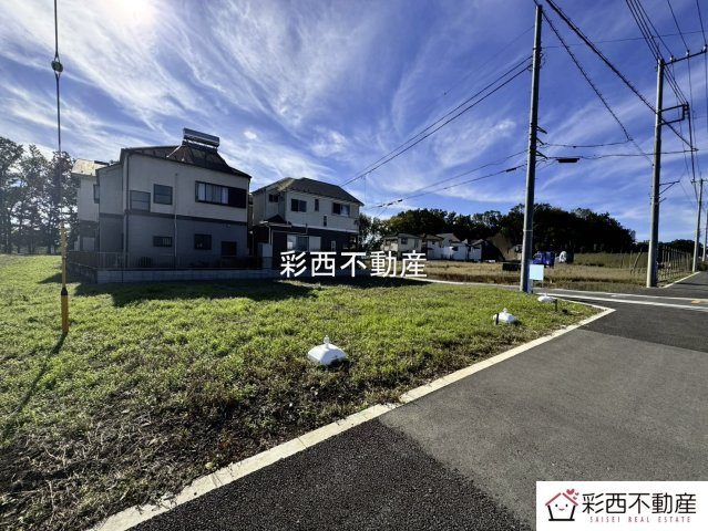 所沢上安松売地の外観|区画整理地内の整形地で始まる新生活。建築条件なしで、家族の理想を自由に設計。