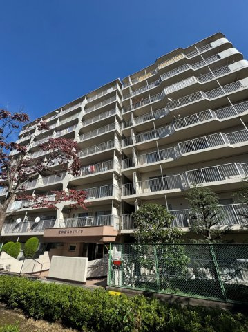 青木橋スカイハイツの外観|外観は落ち着いています