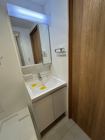 青木橋スカイハイツの洗面所|広い洗面スペース