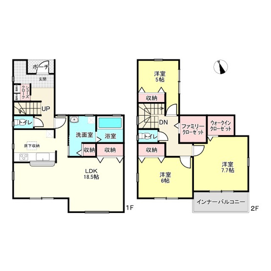 【間取り】 | 姫路市広畑区才8期/全２棟
