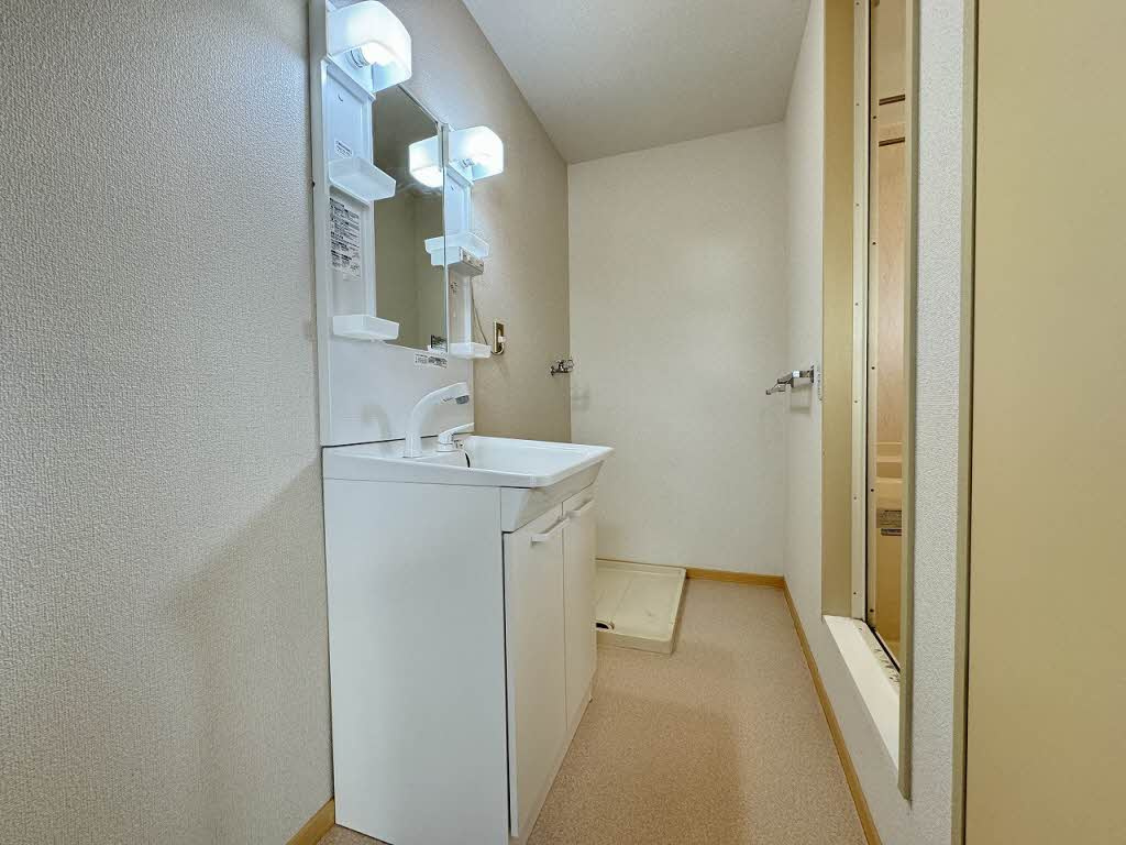 マルセイユ国分町B棟の洗面所