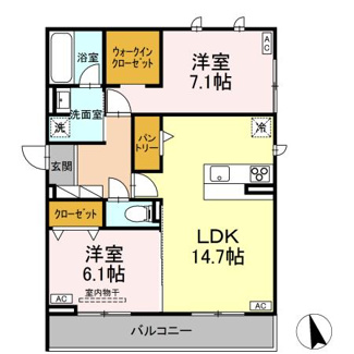 【間取り】 | セレスティア長良　ウエスト