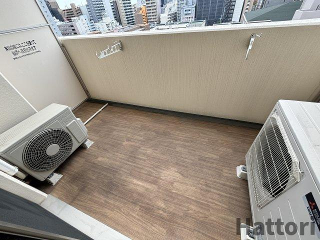 セレニテ江坂ルフレのバルコニー