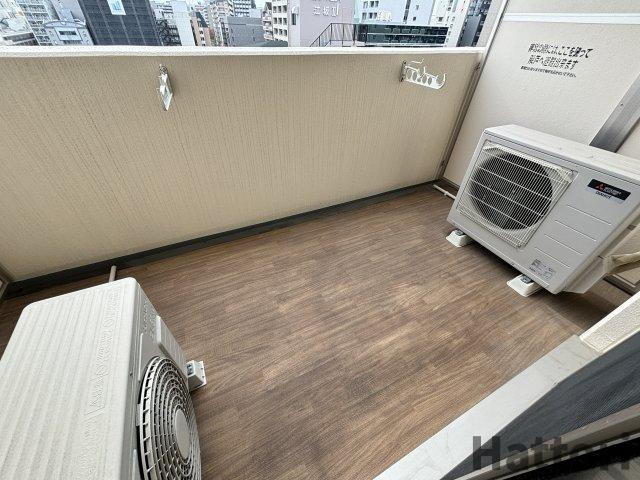 セレニテ江坂ルフレのバルコニー