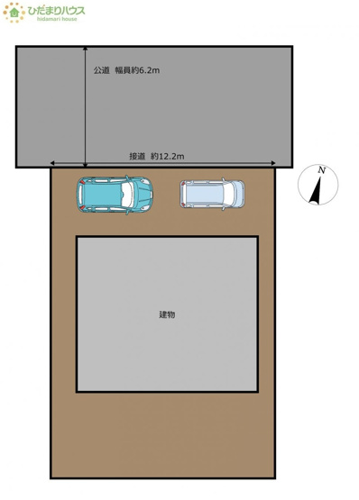 【区画図】 | 土浦市永国東町　中古戸建 | 前面道路幅6ｍ☆車の出入りもラクラクできちゃいます(^^♪