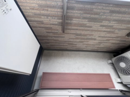 西宮市山口町下山口３丁目のアパートのバルコニー