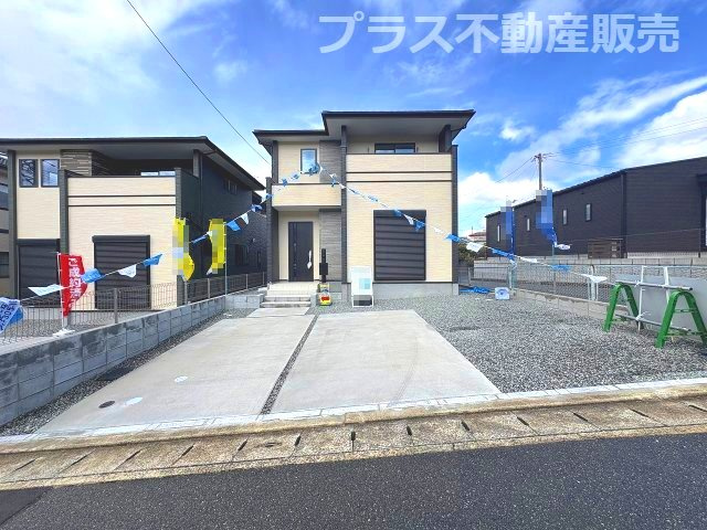 【外観】 | 福岡市早良区重留2丁目2期　2号棟（全2棟）【仲介手数料無料・0円】 | 完成しました。物件内部もご見学頂けます。プラス不動産販売にお任せ下さい。