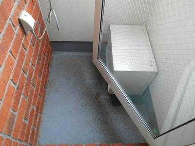 【バルコニー】 | ボヌール南長崎 | ベランダ☆スライド式の網戸が付いています♪