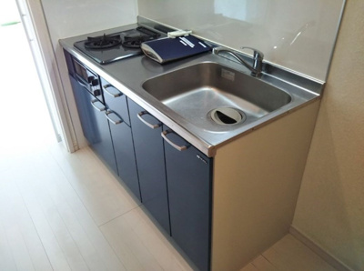 【キッチン】 | ボヌール南長崎 | 2口ガスキッチンにはグリルも付いています♪