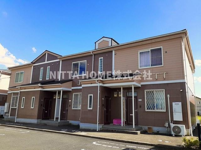 パパイヤプレースＡの外観|角部屋の南向き１階のお部屋になります(*^^*)