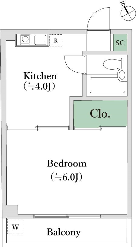 クレール・ヴェルジェの間取り