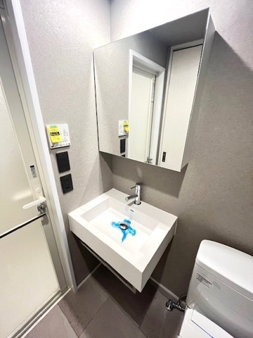 新品家具付きマンション西新橋1(KaGood東京)の洗面所