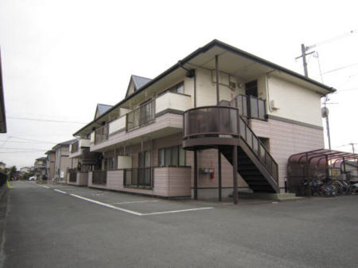 熊本市南区野口１丁目のアパートの外観