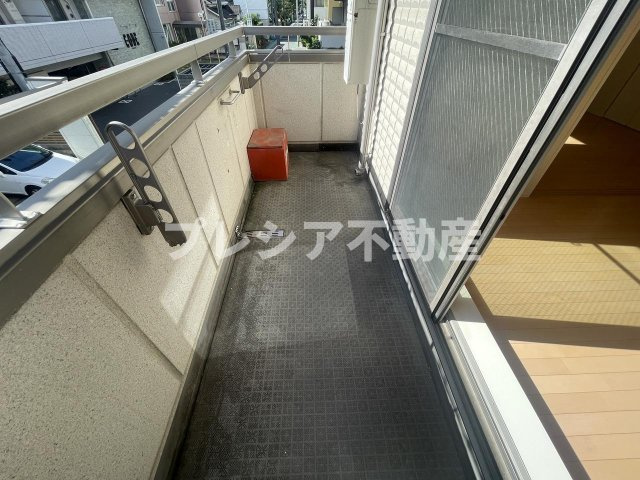 ブルーリーフⅡのバルコニー