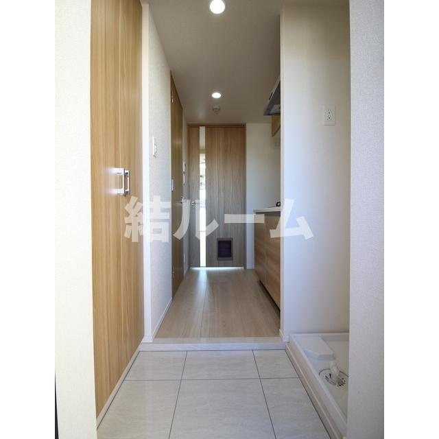 板橋区栄町の賃貸マンションの玄関