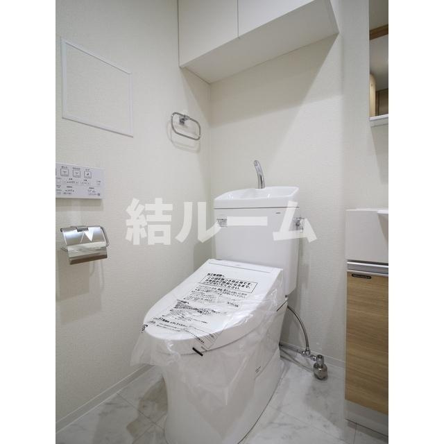 板橋区栄町の賃貸マンションのトイレ