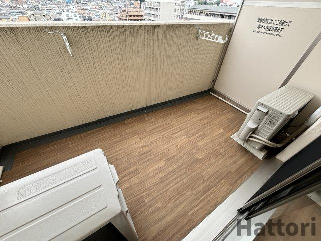 セレニテ江坂ルフレのバルコニー