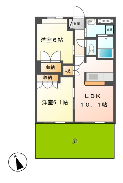 GRYFFINDORⅠ（グリフィンドール）の間取り