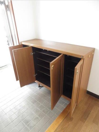 ハピネスハイムの玄関