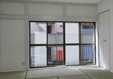 ハピネスハイムのバルコニー