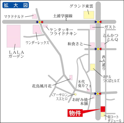 【地図】 | 東新井西大通りテナント | 連携あり任意