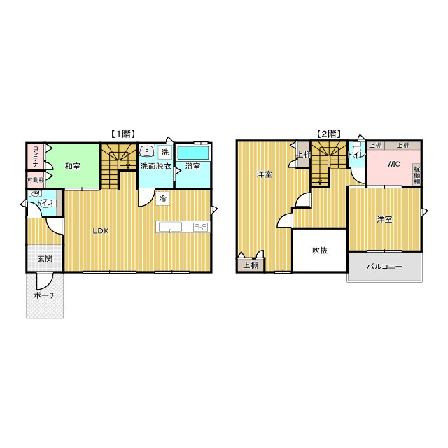 神栖市堀割　中古戸建の間取り