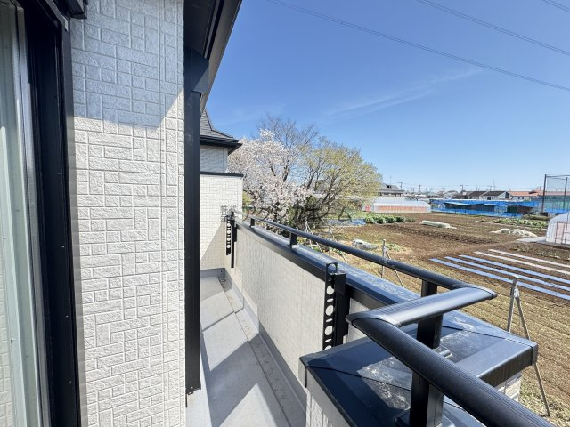 東村山市野口町３丁目・全3棟　新築一戸建　2号棟のバルコニー