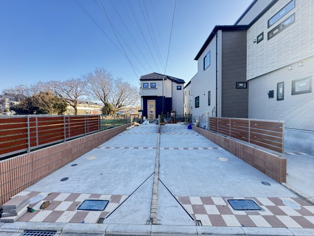 東村山市野口町３丁目・全3棟　新築一戸建　2号棟の外観|現地写真（2025年12月4日撮影）