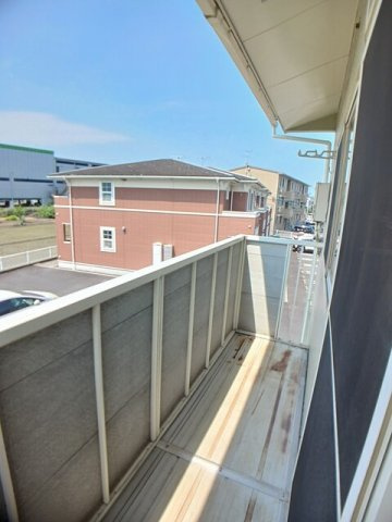 アイビーハイツＣのバルコニー