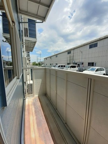 ハイムあすなろＢのバルコニー