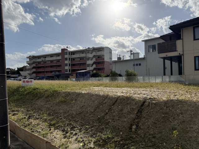 常滑市港町4丁目　A区画　売地の前面道路含む現地写真|前面道路