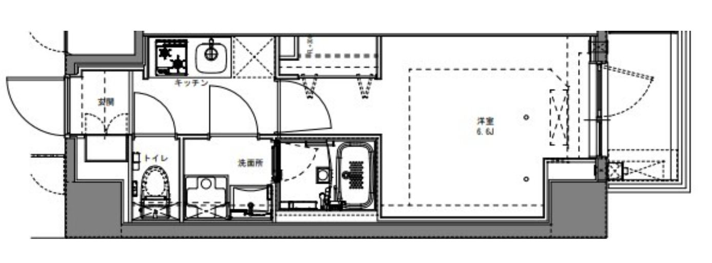 S-RESIDENCE原木中山azureの間取り