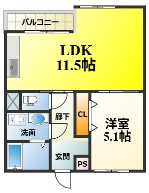 シーシェルの間取り