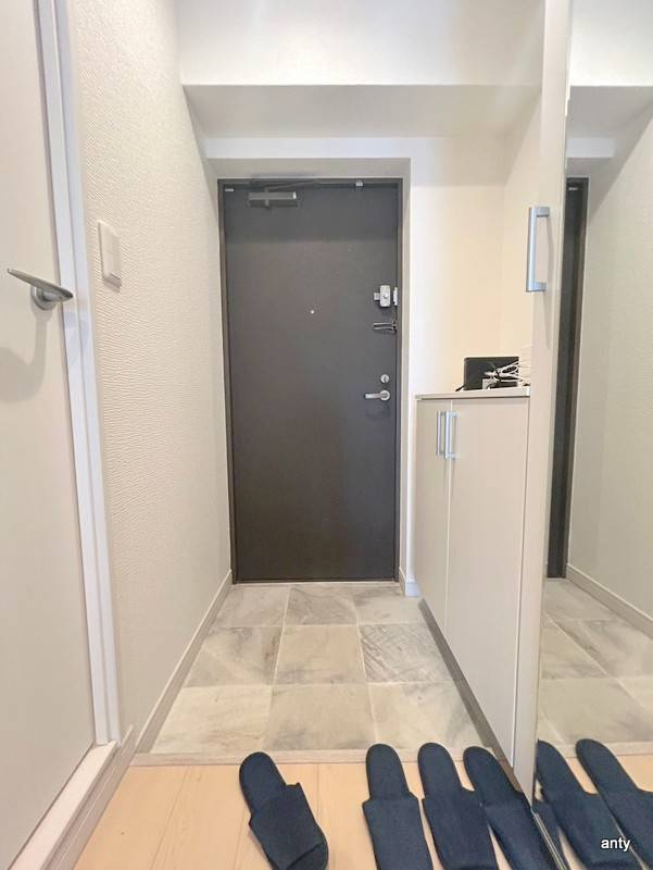 タイガーマンションの玄関