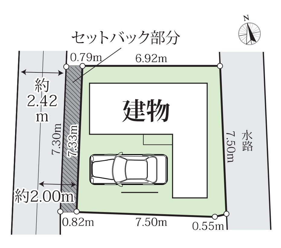 横浜市旭区東希望が丘 新築戸建て【仲介手数料無料】の区画図