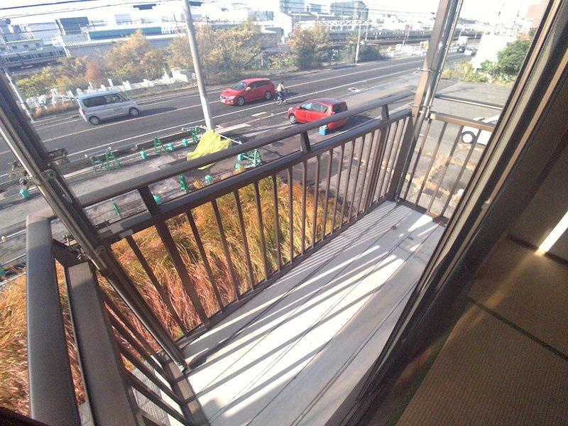 明石市和坂３丁目のタウンのバルコニー