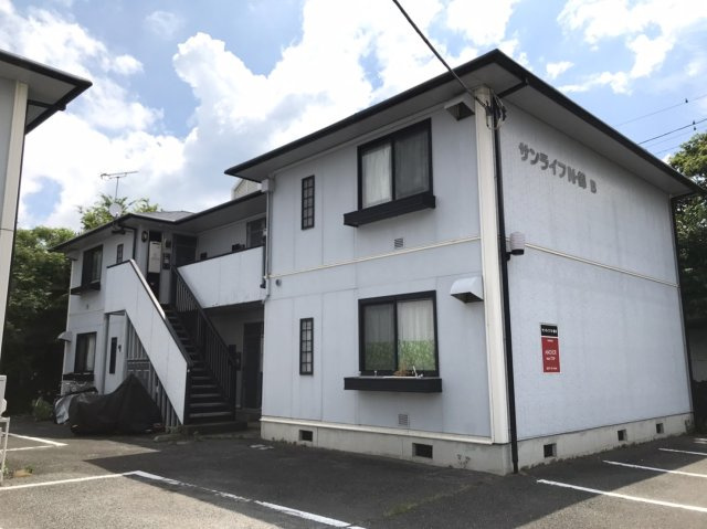 桐生市錦町２丁目のアパートの外観|落ち着いた雰囲気の外観です