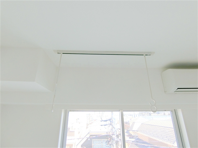 XEBEC(ジーベック京急蒲田の設備|取り外し可能な室内物干し！