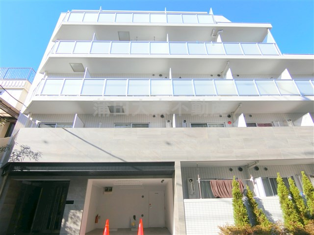 XEBEC(ジーベック京急蒲田の外観|2017年7月築　RC鉄筋コンクリート造地上5階建て総戸数24戸インターネット無料の分譲賃貸マンション京浜急行本線雑色駅徒歩9分、京急蒲田駅徒歩12分、空港線糀谷駅徒歩12分の東京都大田区東六郷1丁目