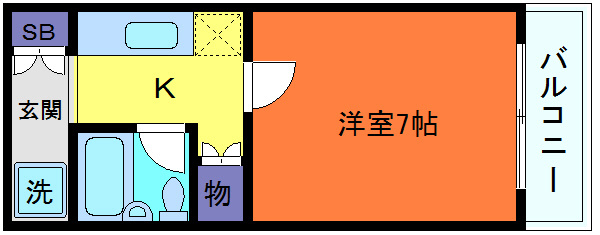 コーポアガペの間取り