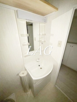 【洗面所】 | 月田マンション | 洗面台です。