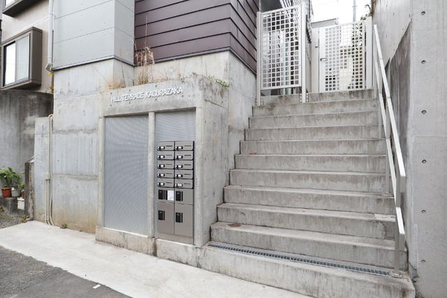 ヒルテラス神楽坂のエントランス|ヒルテラス神楽坂