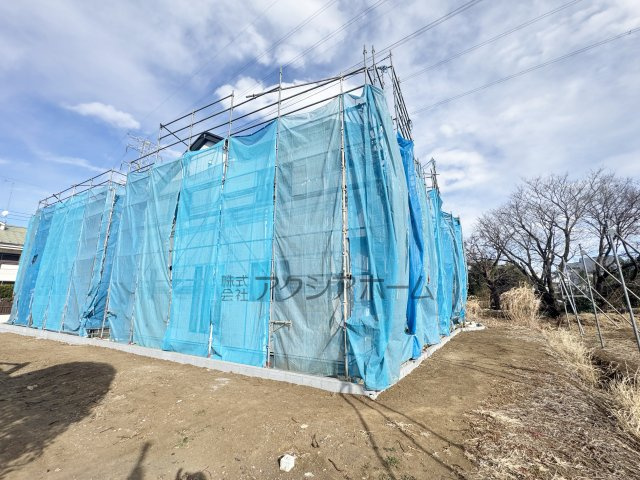 東村山市野口町３丁目・全3棟　新築一戸建　3号棟の外観|全体現地写真（2025年12月4日撮影）