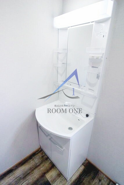 ヴィラ・リバーサイドの洗面所|洗面台です。