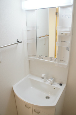 リブリ・ラルジュの洗面所|スペースが確保できる洗面所です