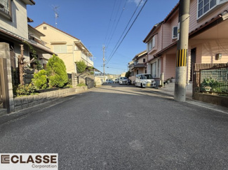 【前面道路含む現地写真】 | 宇治市槇島町外　売土地　建築条件付き